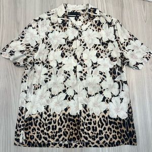 All Saint Floral Buttondown Shirt